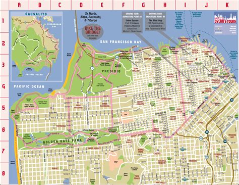 Tourist Map of San Francisco