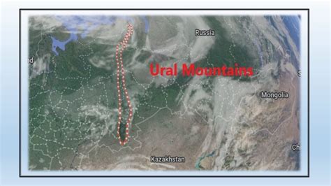 Ural Mountains Map