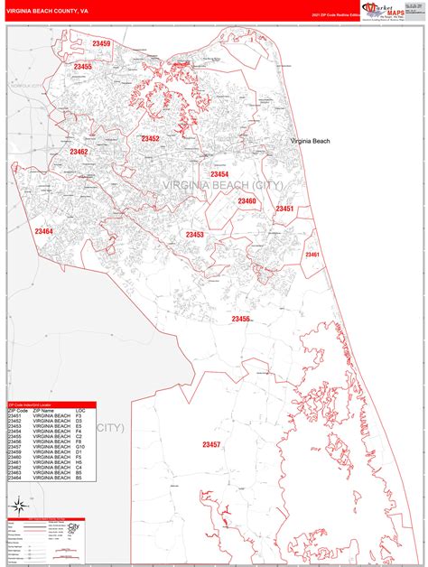 Virginia Beach Map Zip Codes