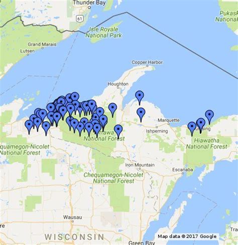 Examples of MAP Implementation in Various Industries Waterfalls In Upper Michigan Map