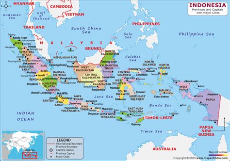 Map of Indonesia