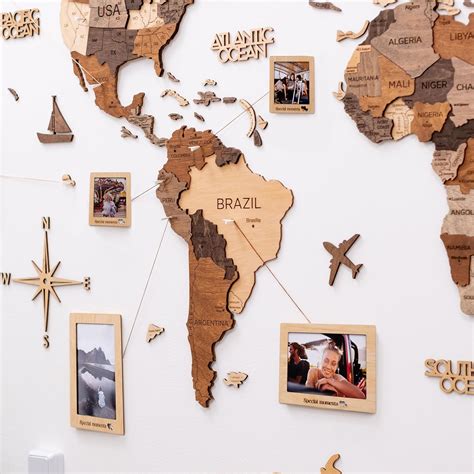 Wood Map of the World