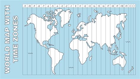 World Map with Time Zones
