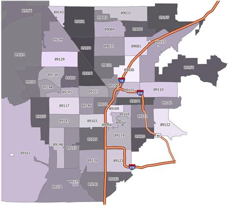 Zip Code Las Vegas Map