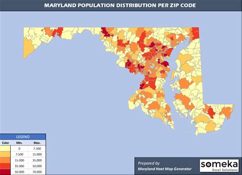 Zip Code Map Of Maryland