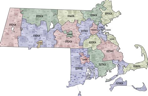 Zip Code Map Of Massachusetts