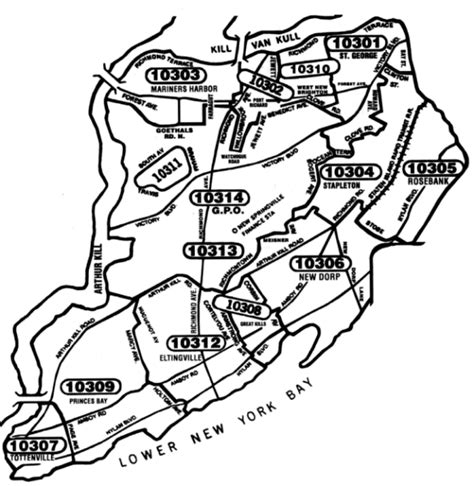Examples of MAP implementation in various industries Zip Codes Staten Island Map
