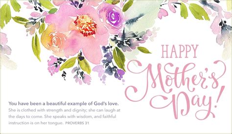 Examples of Religious Mother's Day Greetings
