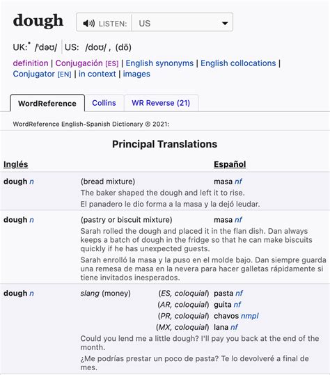 Examples of Using English to Spanish Translators