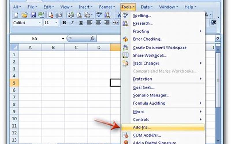 Excel Add In