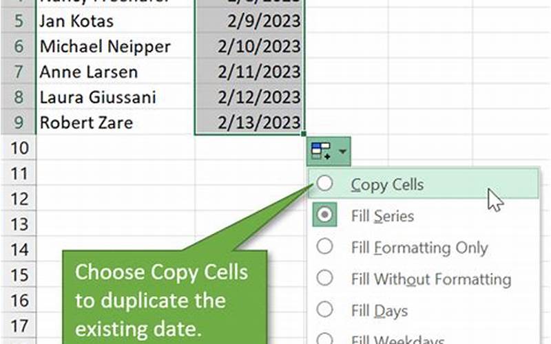 Excel Autofill With Dates