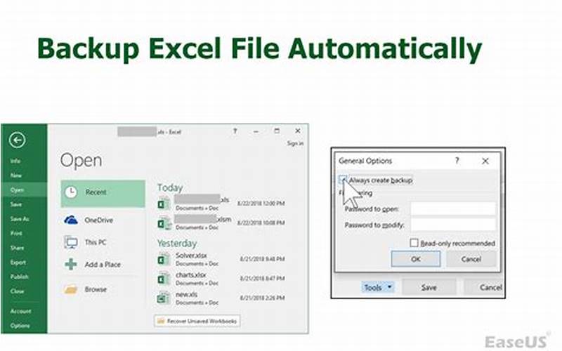 Excel Backup