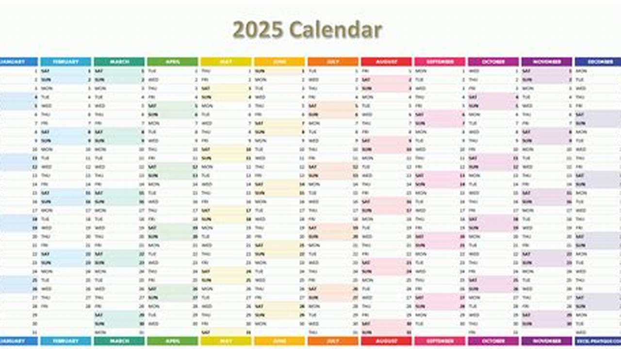 Excel Calendar September 2025
