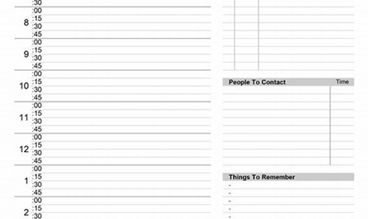 Excel Daily Planner Template: The Ultimate Guide to Staying Organized