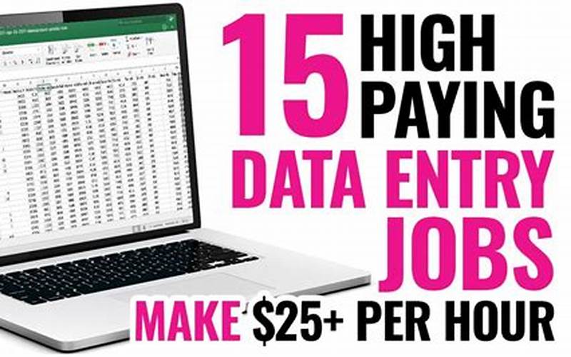 Excel Data Entry Jobs From Home