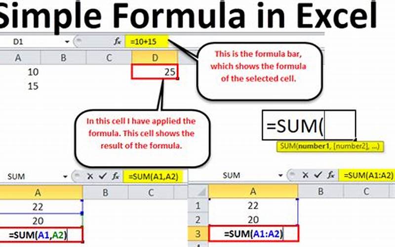 Excel Formulas Explained