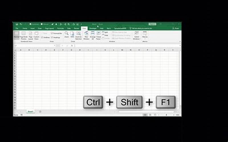 Excel Full Screen Shortcut