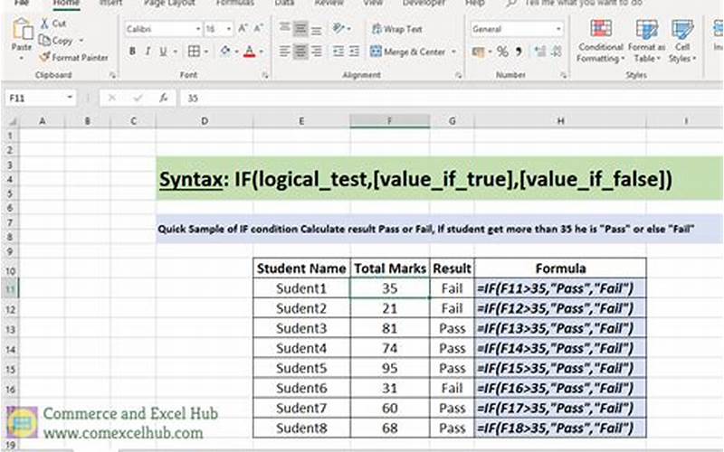 Excel Function Condition