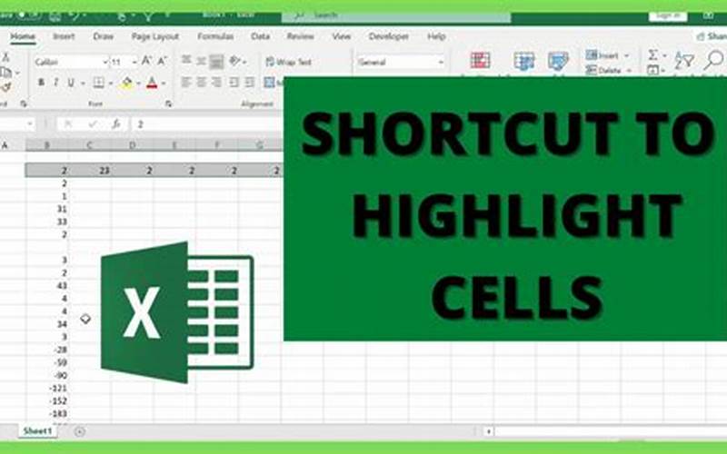 Excel Highlight Cell Shortcut