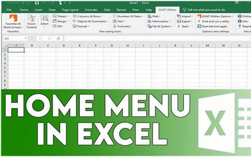 Excel Menu Image