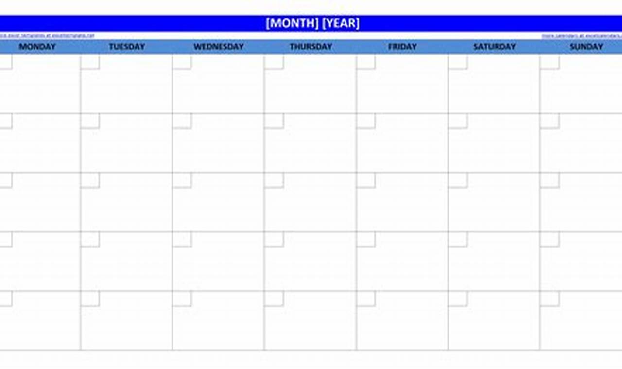 Excel Monthly Calendar Template 2014: Keep Track of Your Schedule