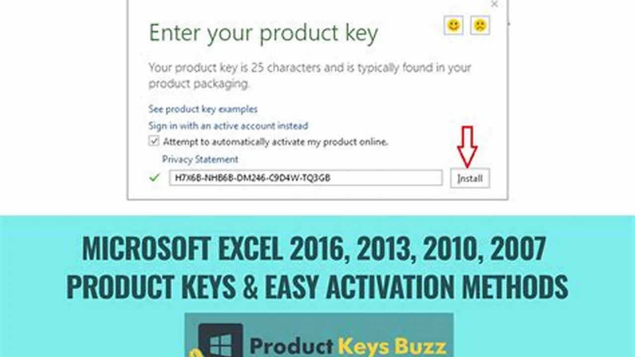 Excel Product Key 2024