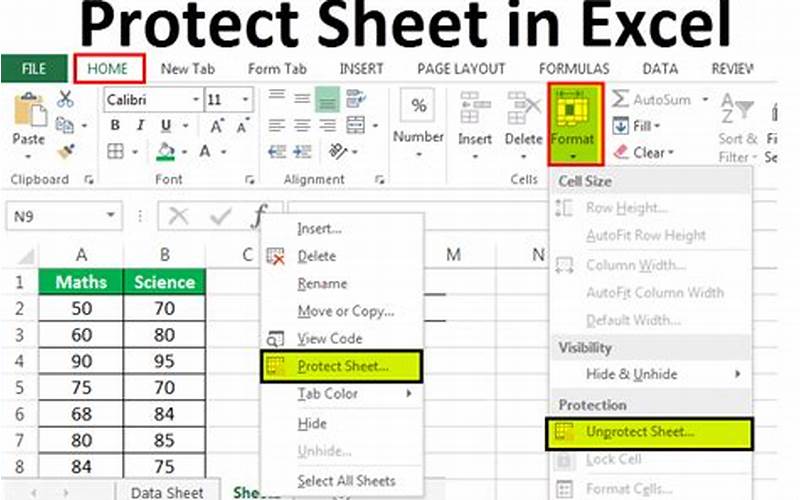 Excel Protected Sheet