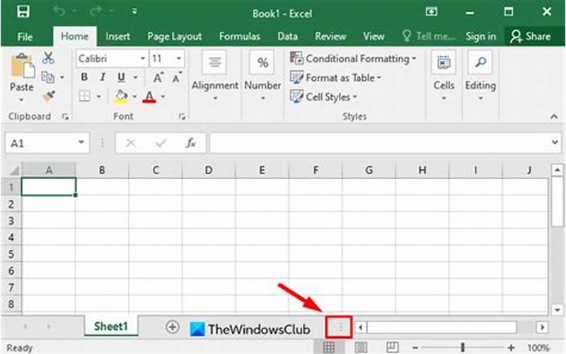 Excel Scroll Bar