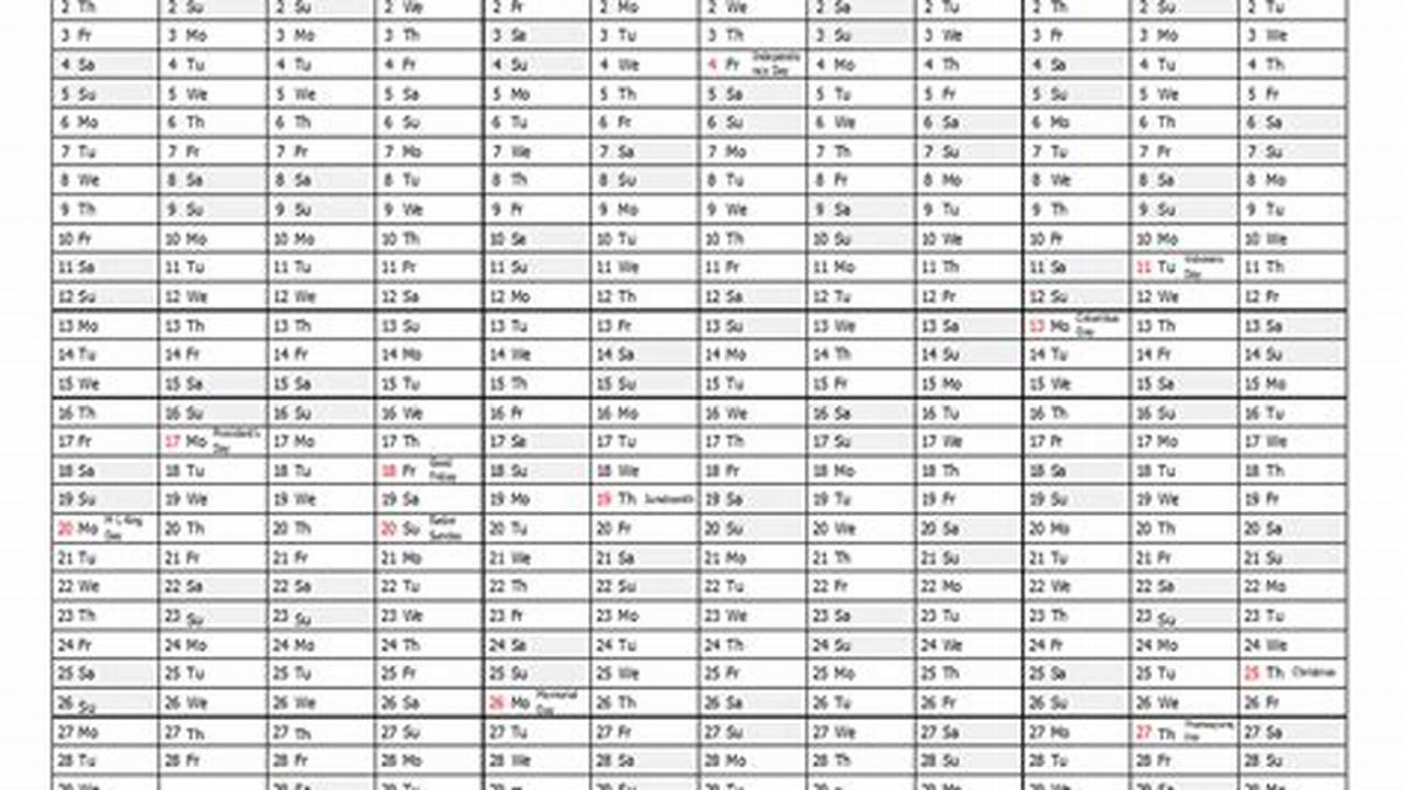Excel Spreadsheet Calendar 2025 Printable