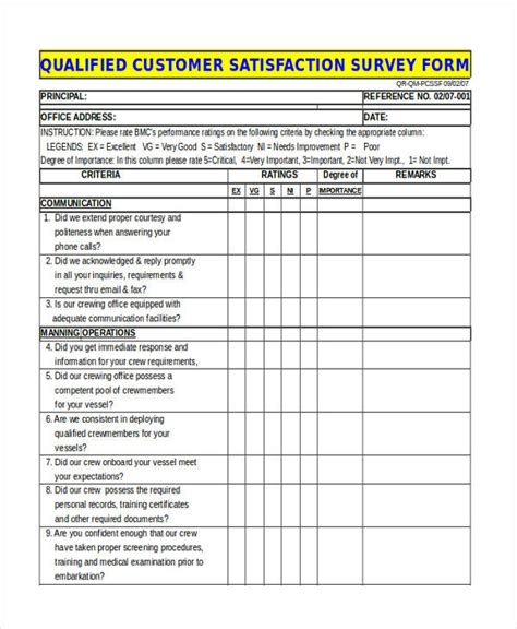 Survey Results Excel Template Letter Example Template