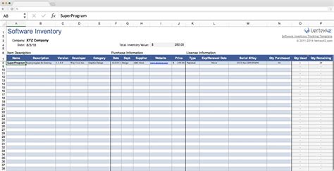Excel Product Inventory Templates at