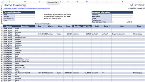 Excel Templates For Inventory