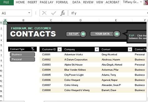 Contact List Template in Excel FREE to Download & Easy to Print