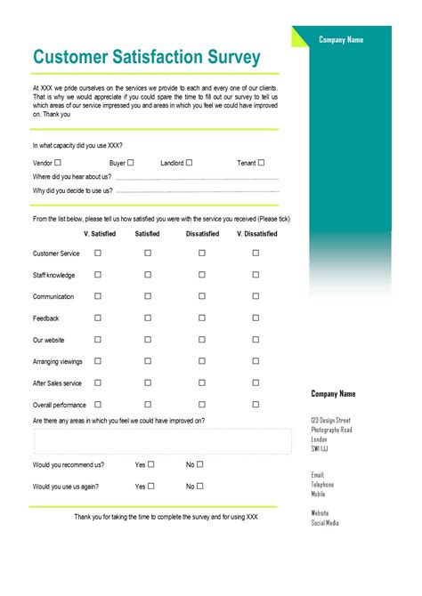Survey Template 33+ Free Word, Excel, PDF Documents Download Free