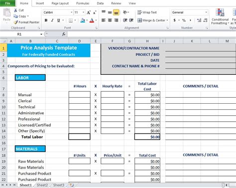 Pricing Your Product Product Costing Excel Template Eloquens