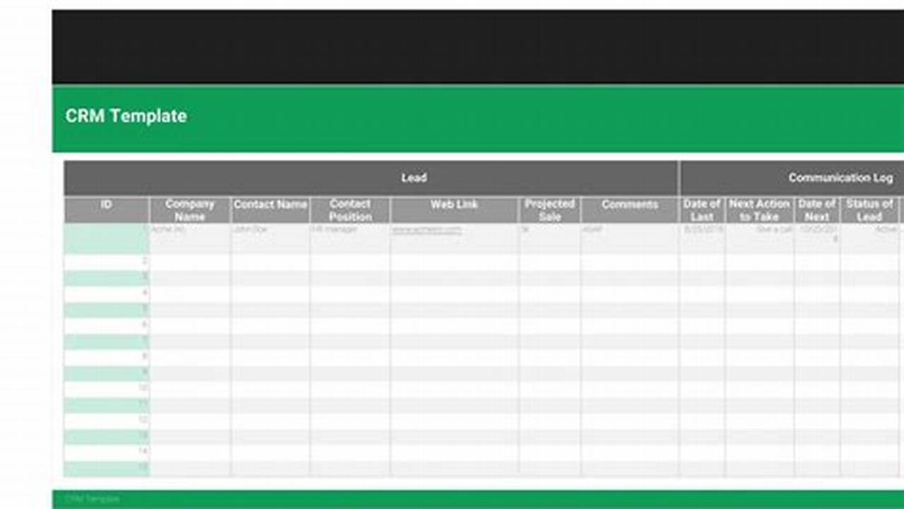 Excel Templates for Customer Relationship Management: Streamline Your Interactions and Boost Sales