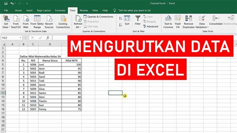 Excel: Sortir & Filter Data Cepat & Mudah
