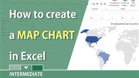 Create a map chart excel 2016 btper