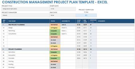 Excel Construction Project Management Templates