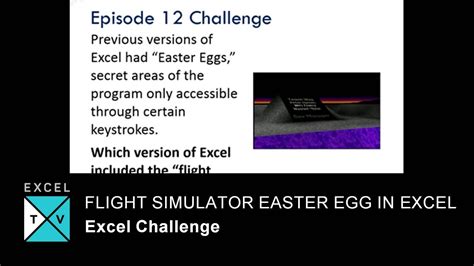 Excel Easter Egg