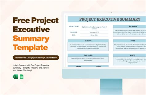 Excel Executive Summary Template