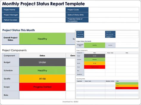 8 Excel Project Status Report Template Excel Templates