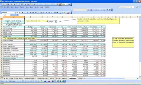 Excel Spreadsheet Templates For Budgeting