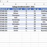 Excel Table