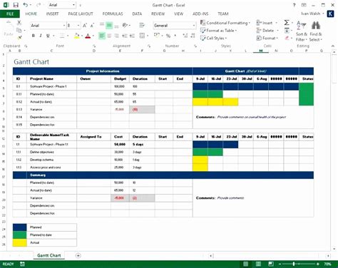 Excel Template For Capacity Planning