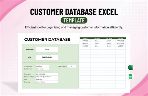 Customer Database In Excel Template Download / Free Client Database