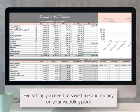Free Wedding Budget Worksheets (14 Templates for Excel)