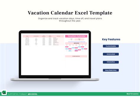 4+ Free Vacation Planner In Excel SampleTemplatess SampleTemplatess