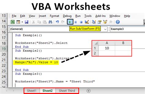Excel Vba Worksheets - SCIENCE EDUCATION