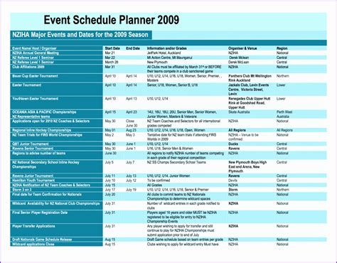 8 Free event Planning Checklist Template Excel Excel Templates
